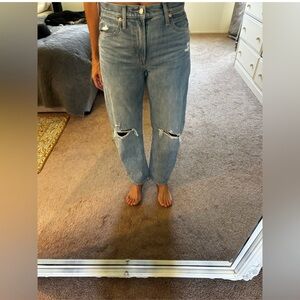 Gap High Rise Barrel Jeans  27